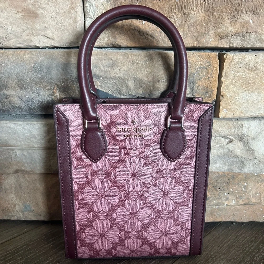 NWT Kate Spade Signature Spade Flower Mini Tote